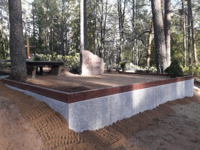 Kapu apmales pēc individuāliem pasūtījumiem