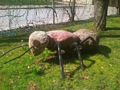 Akmens dekors ar unikālu dizainu