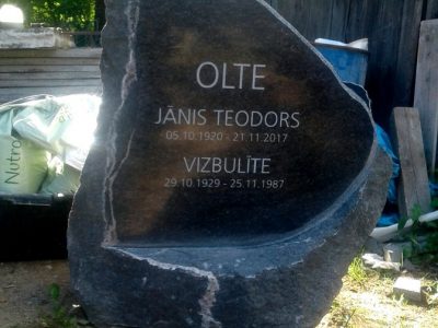 Kapameņu un pieminekļu izstrāde
